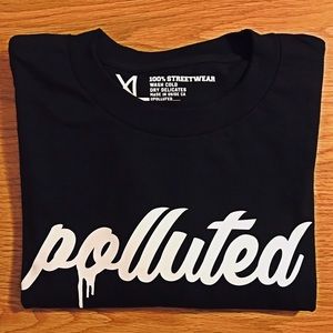 polluted drip tee